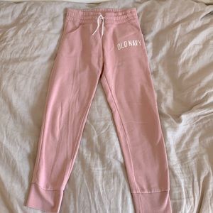 old navy kids pink sweatpants